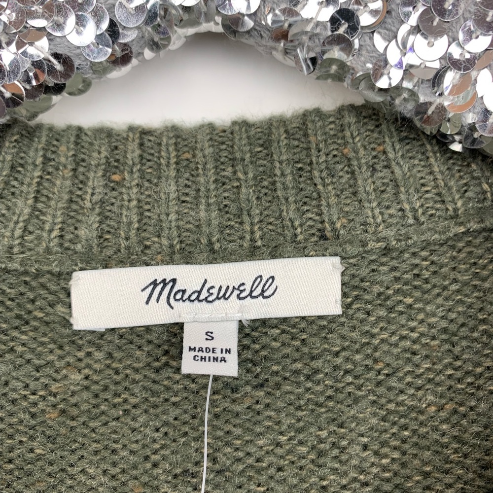 Madewell Dongal Button Sweater Dress - Picture 6 of 8